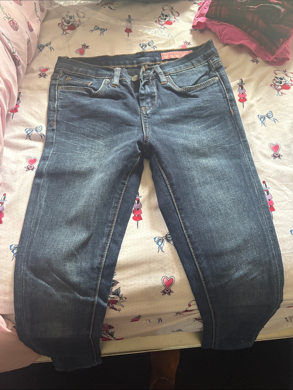 Blank NYC Kids Dark Blue Slim Denim Jeans